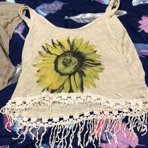 Girls TankTop {sunflower}